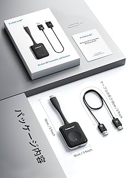 Amazon.co.jp: HDMI ワイヤレス 無線 送受信 セット Lemorele